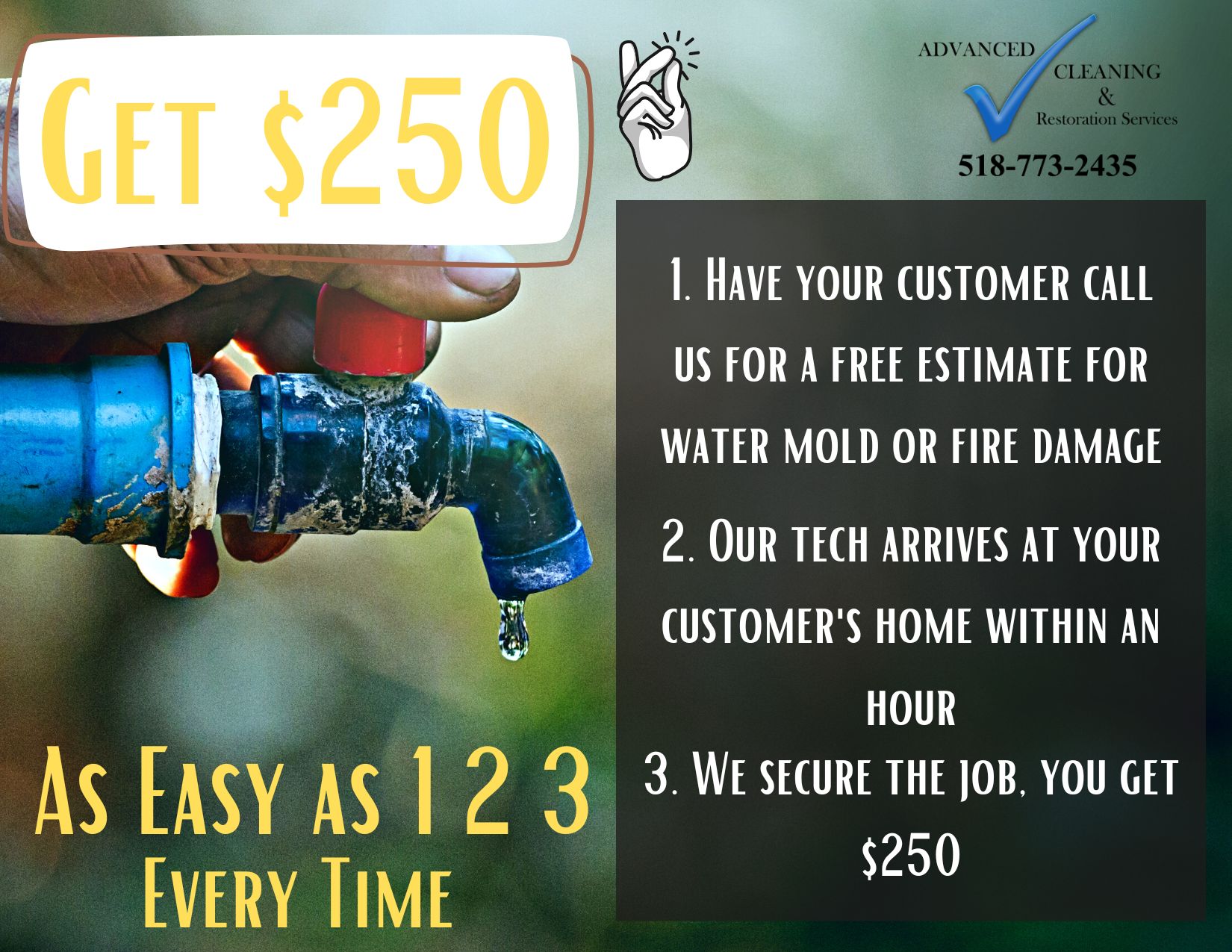 Our Referral Program Advanced Cleaning & Restoration Services